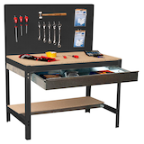 Artikelbild 1 für Simonrack Werkbank SIMONWORK anthrazit 1 Schublade 151,0 x 61,0 x 144,5 cm, Artikelnummer 979611