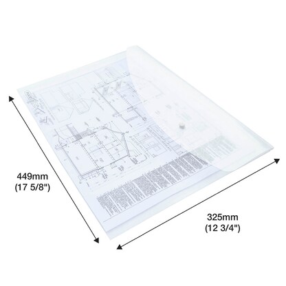 Artikelbild 3 für 10 RAPESCO® Dokumententaschen DIN A3 transparent klar, Artikelnummer 710556