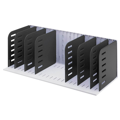 Artikelbild 3 für styro Sortierstation styrorac grau/schwarz mit 7 Fächer, Artikelnummer 370229