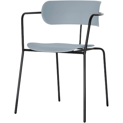 Artikelbild 3 für 2 meet powered by PAPERFLOW Besucherstühle BISTRO CHBISX2.01.06 blau Kunststoff, Artikelnummer 545887