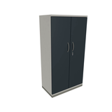 Artikelbild 1 für fm Aktenschrank Sidney, 4260429763658 weiß, lavagrau 3 Fachböden 80,0 x 44,2 x 151,7 cm, Artikelnummer 410573