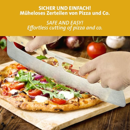 Artikelbild 3 für WESTMARK Wiegemesser silber, braun, Klinge: 35,5 cm, 1 St., Artikelnummer 996462