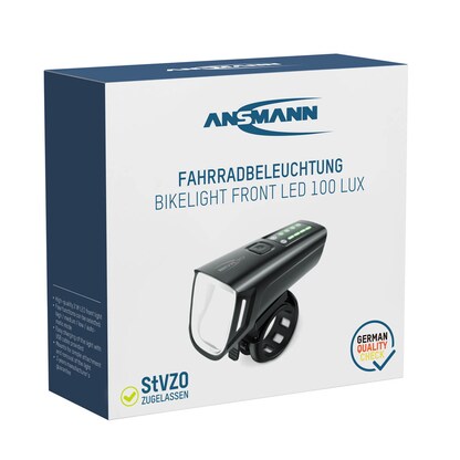 Artikelbild 2 für ANSMANN LED Fahrradbeleuchtung schwarz, Artikelnummer 105807