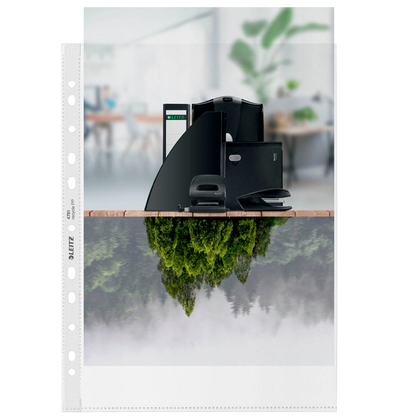 Artikelbild 6 für AKTION: 100 LEITZ Prospekthüllen recycle 4791 DIN A4 transparent genarbt 0,10 mm mit Prämie nach Registrierung, Artikelnummer 696930