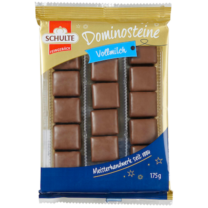 Artikelbild für SCHULTE FEINGEBÄCK Dominosteine Vollmilch Pralinen 175,0 g, Artikelnummer 100739