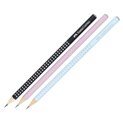 Artikelbild 3 für FABER-CASTELL Sparkle New Harmony Bleistifte B rose shadows, sky blue, schwarz, 3 St., Artikelnummer 278166