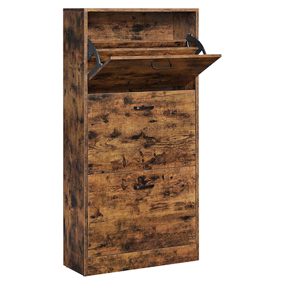 Artikelbild 3 für VASAGLE Schuhschrank, LBC030X01 braun keine Fachböden 60,0 x 24,0 x 120,0 cm, Artikelnummer 289346