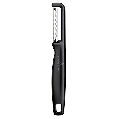 Artikelbild für VICTORINOX Sparschäler IOTA schwarz, silber, Artikelnummer 473872