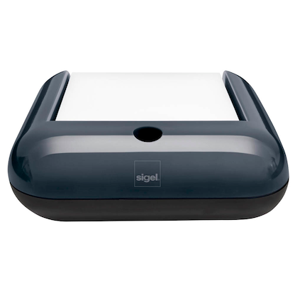 Artikelbild 3 für SIGEL Zettelbox eyestyle® grau inkl. Haftnotizblock, 200 Blatt, Artikelnummer 250009