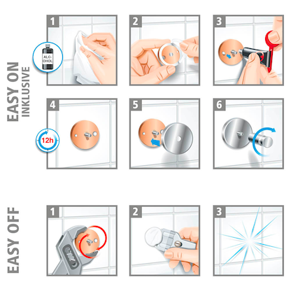 Artikelbild 7 für tesa Toilettenpapierhalter SMOOZ chrom, Artikelnummer 597373