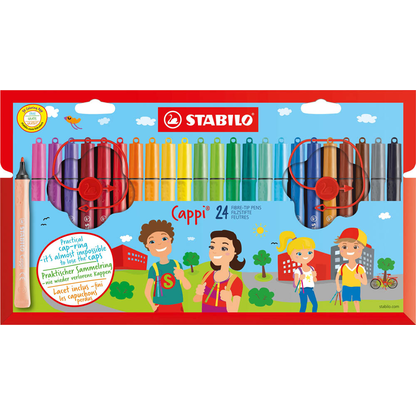 Artikelbild 17 für STABILO Cappi Filzstifte farbsortiert, 24 St., Artikelnummer 108561