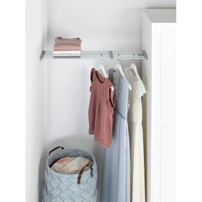 Artikelbild 6 für WENKO Teleskop-Garderobe 50609100 silber Metall 5 Haken 70,0-120,0 x 3,0 cm, Artikelnummer 808073