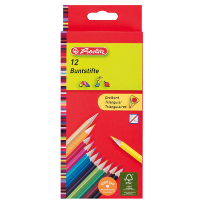 Artikelbild 5 für herlitz Buntstifte farbsortiert, 12 St., Artikelnummer 839977