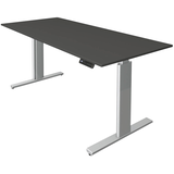 Artikelbild 1 für Kerkmann Move 3 tube elektrisch höhenverstellbarer Schreibtisch anthrazit rechteckig, T-Fuß-Gestell silber 180,0 x 80,0 cm, Artikelnummer 289534