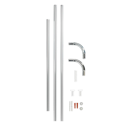 Artikelbild 7 für WENKO Metall Duschvorhangstange L-Form, Artikelnummer 664472