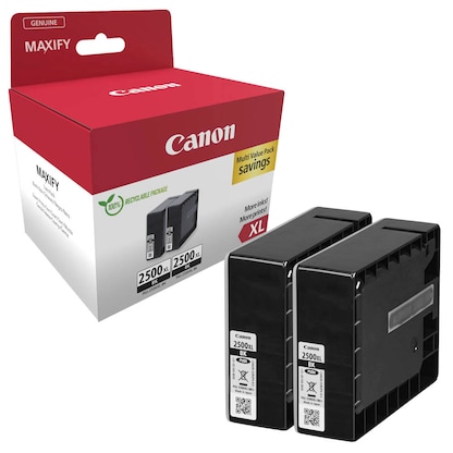 Artikelbild 6 für Canon PGI-2500 XL BK TWIN schwarz Druckerpatronen, 2er-Set, Artikelnummer 143549