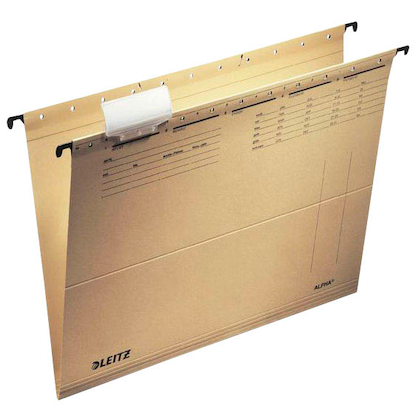 Artikelbild für 25 LEITZ Hängemappen ALPHA® 1915 naturbraun, Artikelnummer 351707