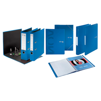 Artikelbild 10 für VON LEITZ Sammelmappe DIN A4 blau, 1 St., Artikelnummer 634976