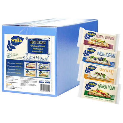 Artikelbild 19 für wasa® Frühstücksbox Knäckebrot 40x 2 St., Artikelnummer 240293