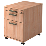 Artikelbild 1 für HAMMERBACHER Savona Rollcontainer nussbaum 3 Auszüge 42,8 x 58,0 x 59,0 cm, Artikelnummer 971580