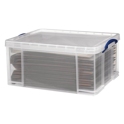 Artikelbild 7 für Really Useful Box Aufbewahrungsbox 64,0 l transparent 71,0 x 44,0 x 31,0 cm, Artikelnummer 253948