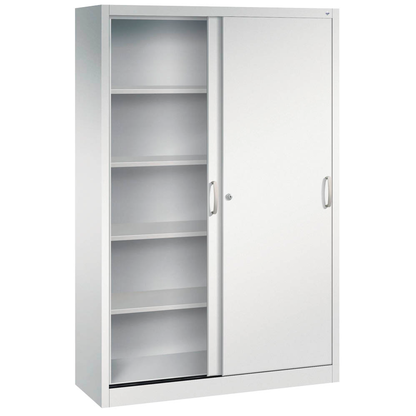 Artikelbild 3 für CP Schiebetürenschrank C 2000 Acurado, 2040-00 S10165 lichtgrau 4 Fachböden 120,0 x 40,0 x 195,0 cm, Artikelnummer 303628