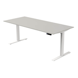 Artikelbild 1 für Kerkmann Move 3 elektrisch höhenverstellbarer Schreibtisch lichtgrau rechteckig, T-Fuß-Gestell weiß 180,0 x 80,0 cm, Artikelnummer 814614