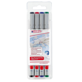 Artikelbild 1 für edding 151 Folienstifte-Set farbsortiert non-permanent 4 St., Artikelnummer 269611