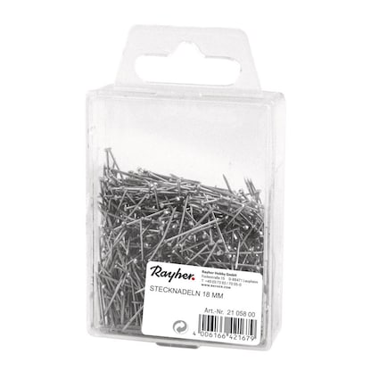 Artikelbild 3 für Rayher Stecknadeln ca. 8.200 Stück (500g) silber, Artikelnummer 284891