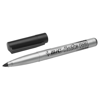 Artikelbild 2 für BIC ECOlutions Öko Permanentmarker schwarz 1,0 mm, 1 Set, Artikelnummer 556417