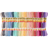 Artikelbild 1 für folia Garn zum Sticken Pastell matt pastellfarben 1,0 mm x 8,0 m, Artikelnummer 963337