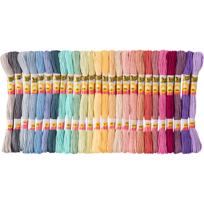 Artikelbild 10 für folia Garn zum Sticken Pastell matt pastellfarben 1,0 mm x 8,0 m, Artikelnummer 963337