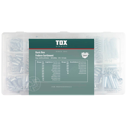 Artikelbild 11 für TOX Federn-Sortiment BASIC 200-teilig, Artikelnummer 560307
