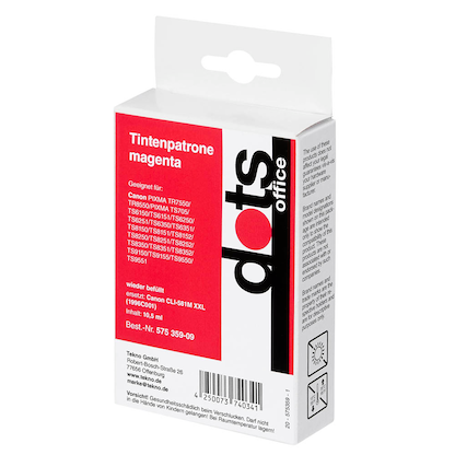 Artikelbild 6 für dots magenta Druckerpatrone kompatibel zu Canon CLI-581 M XXL, Artikelnummer 575359