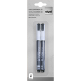 Artikelbild 1 für SIGEL 20 Kreidemarker weiß 1,0 - 2,0 mm, 2 St., Artikelnummer 282520