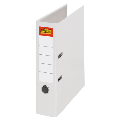 Artikelbild für office discount Ordner weiß Kunststoff 7,5 cm DIN A4, Artikelnummer 415083
