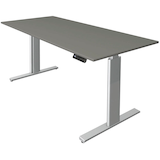 Artikelbild 1 für Kerkmann Move 3 tube elektrisch höhenverstellbarer Schreibtisch grafit rechteckig, T-Fuß-Gestell silber 180,0 x 80,0 cm, Artikelnummer 289527