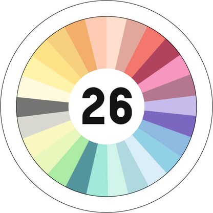 Artikelbild 4 für folia Garn zum Sticken Pastell matt pastellfarben 1,0 mm x 8,0 m, Artikelnummer 963337