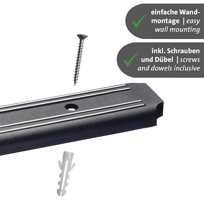 Artikelbild 3 für WESTMARK Black Magnetleiste schwarz 5,0 x 38,0 cm, Artikelnummer 996898