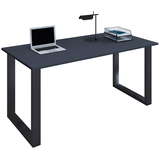 Artikelbild 1 für VCM my office Lona Schreibtisch anthrazit rechteckig, U-Fuß-Gestell schwarz 160,0 x 80,0 cm, Artikelnummer 270047