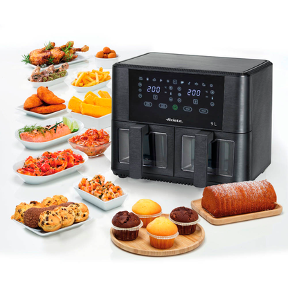 Artikelbild 2 für Ariete Airy Fryer Dual 9 L Heißluftfritteuse, Artikelnummer 368447
