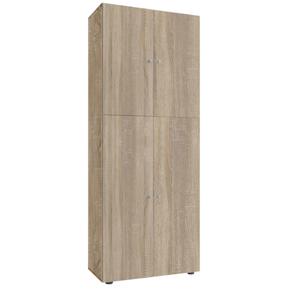 Artikelbild 4 für VCM my home Putzmittelschrank Lona, 913849 sonoma-Eiche 3 Fachböden 70,2 x 39,0 x 183,0 cm, Artikelnummer 622643