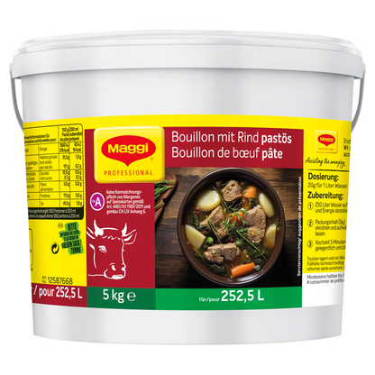 Artikelbild 2 für Maggi® Bouillon mit Rind pastös 5,0 kg, Artikelnummer 691419