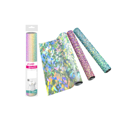 Artikelbild 2 für plottiX EffektFlex Aufbügelfolie gold Effekt-Folie 32,0 x 50,0 cm, 1 Rolle, Artikelnummer 541906