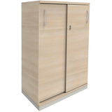 Artikelbild 1 für fm Schiebetürenschrank Sidney, 4260267327722 akazie 2 Fachböden 80,0 x 44,2 x 113,3 cm, Artikelnummer 352631