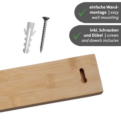 Artikelbild 3 für WESTMARK Nature Magnetleiste braun 6,0 x 40,0 cm, Artikelnummer 996905