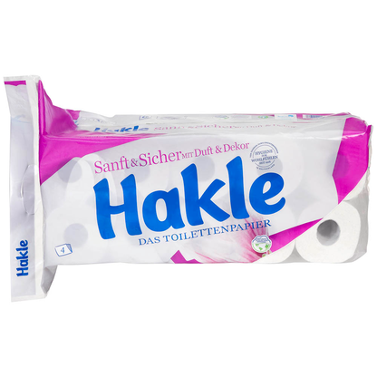 Artikelbild 4 für Hakle Toilettenpapier Sanft & sicher 4-lagig, 20 Rollen, Artikelnummer 539009