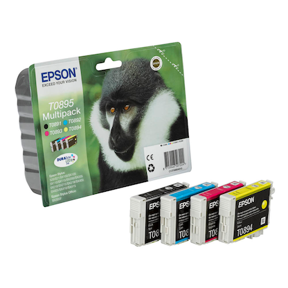 Artikelbild 19 für EPSON T0895 schwarz, cyan, magenta, gelb Druckerpatronen, 4er-Set, Artikelnummer 779371