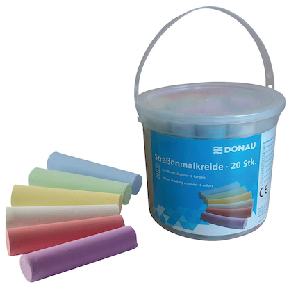 Artikelbild 8 für DONAU Straßenmalkreide farbsortiert 20 St., Artikelnummer 687554