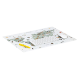 Artikelbild 1 für Zeller Schreibtischunterlage Weltkarte bunt Kunststoff 60,0 x 45,0 cm, 1 St., Artikelnummer 540136